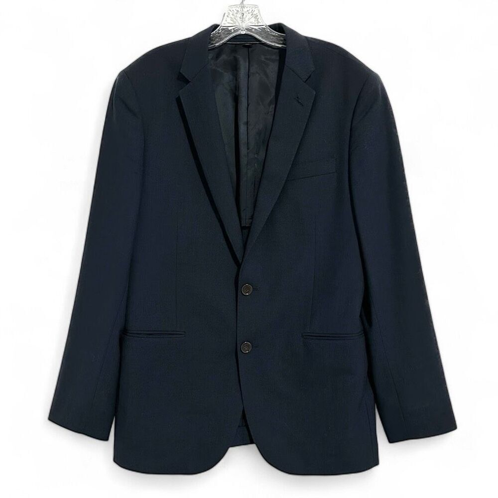 J.Crew Men’s Ludlow Italian Wool  Sport Jacket Blazer Navy 40S Career Business